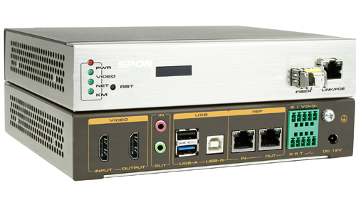 4K漫衍式带KVM拼接输入输出节点